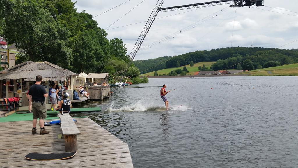 Seepark Kirchheim Haus Mathilde Ruang foto